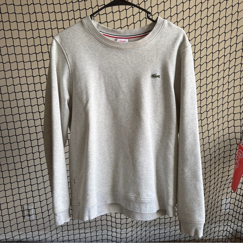 Lacoste Live Gray Sweatshirt Size 6